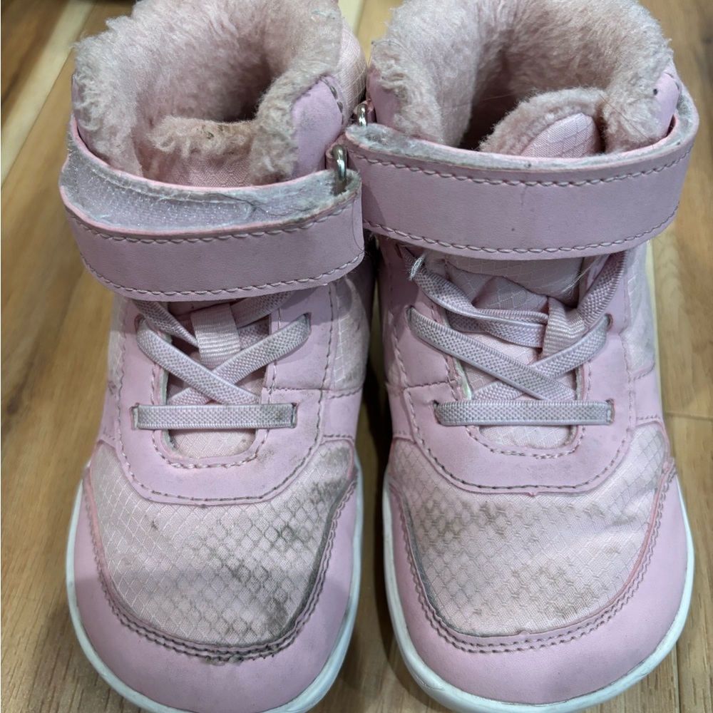 Pink Kids Shoes with Velcro Strap